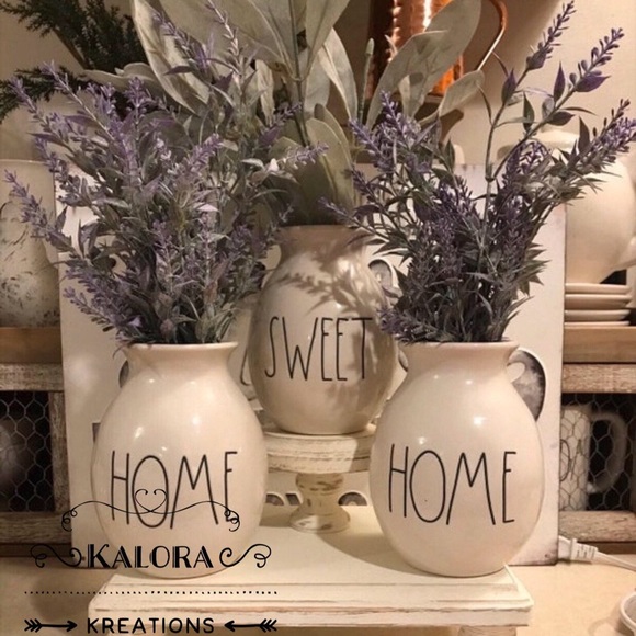 NIB Rae Dunn Home Sweet Home Vases - Picture 5 of 5